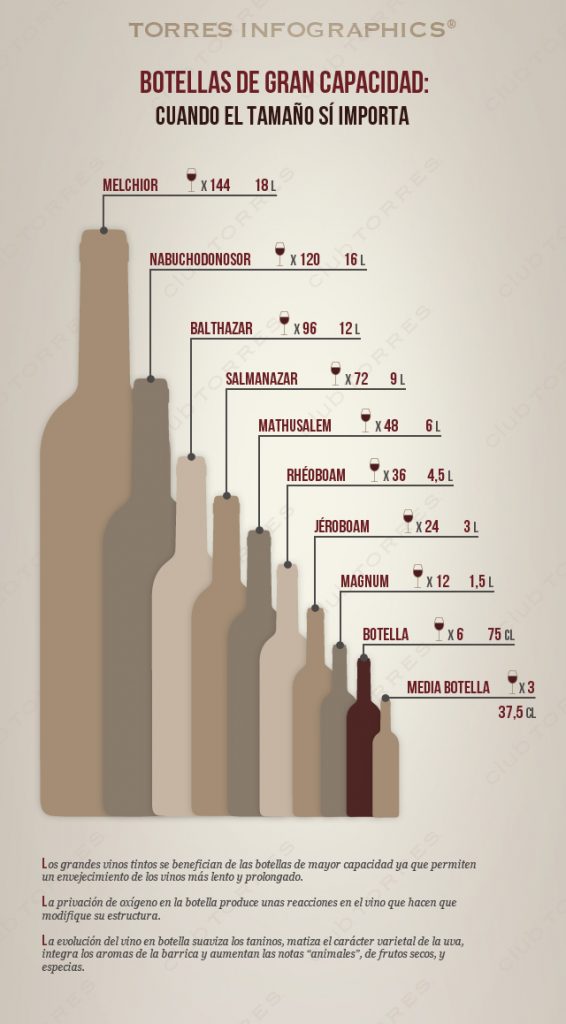 12 infografías sobre botellas de vino vinopack